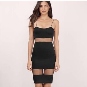 Tobi New With Tags Spaghetti Straps Black Dress Size M